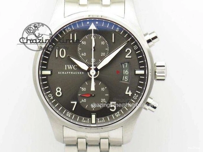 MIROTIME 1226 HighQuality Mark XVIII IW327010 SS M+F 1:1 Best Edition Brown Dial on Brown Leather Strap A 7049